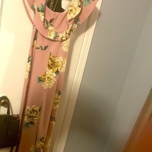 Pink & flora jumpsuit